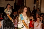 La Vall d'Uixó ofrena a la Sagrda familia, però la plutja impedeix la processó pels carrers