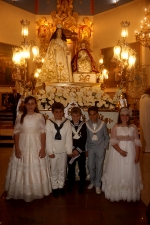 Les Alqueries tanca les festes patronals amb missa i castell, però sense processó
