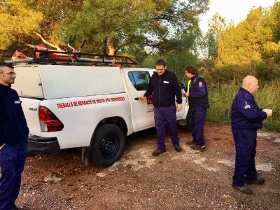Les brigades de mitigaci d'incendis inicien el treball de neteja de la muntanya de Montserrat