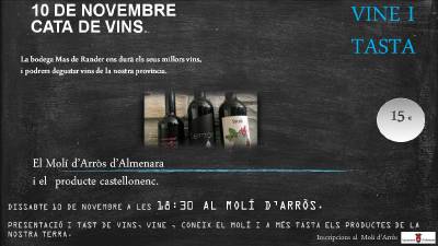 Els vins Mas de Rander protagonistes en el Mol d'Arrs d'Almenara