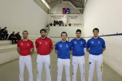 Soro III y Nacho se llevan la partida disputada este domingo en el Trinquet de Borriana