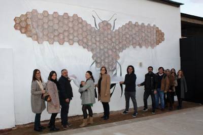 La lluita contra la violncia masclista ja s perenne a Borriana amb el Mural de 'La comunitat'