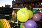 Las falleras infantiles inaugura la Fira de Sant Blai