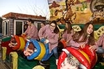 Las falleras infantiles inaugura la Fira de Sant Blai