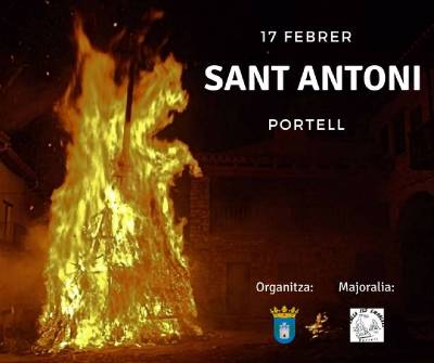 Portell ajorna la festa de Sant Antoni pel temporal de neu
