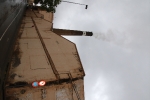 Histórica encendida de viejas chimeneas de azulejeras de la provincia como la de Sanchis de l'Alcora