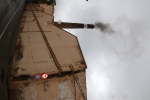 Histórica encendida de viejas chimeneas de azulejeras de la provincia como la de Sanchis de l'Alcora