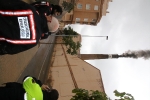 Histórica encendida de viejas chimeneas de azulejeras de la provincia como la de Sanchis de l'Alcora