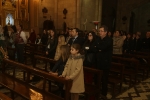 La iglesia de los Padres Carmelitas celebra la misa de inicio de las fiestas falleras