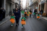 La lluvia agua la fiesta de la Cavalcada del ninot