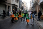 La lluvia agua la fiesta de la Cavalcada del ninot