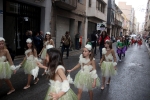 La lluvia agua la fiesta de la Cavalcada del ninot