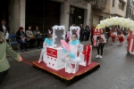 La lluvia agua la fiesta de la Cavalcada del ninot