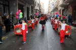 La lluvia agua la fiesta de la Cavalcada del ninot