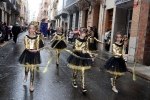 La lluvia agua la fiesta de la Cavalcada del ninot