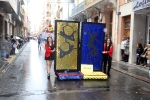 La lluvia agua la fiesta de la Cavalcada del ninot