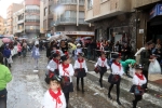 La lluvia agua la fiesta de la Cavalcada del ninot