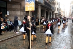 La lluvia agua la fiesta de la Cavalcada del ninot