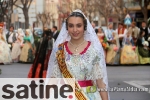 Las fallas de La Vall ofrendan a la Virgen de los Desamparados