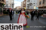 Las fallas de La Vall ofrendan a la Virgen de los Desamparados