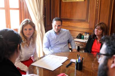 Marco ofereix la collaboraci municipal a Creu Roja per a la celebraci del Soretig de l'Or a Castell