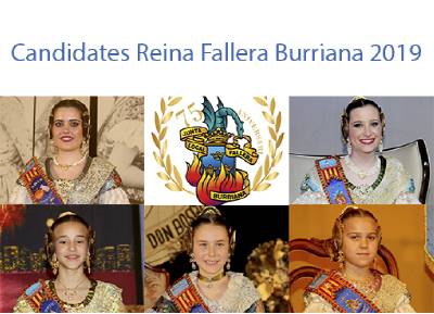 Burriana abre el plazo para la presentacin de candidatas a Reina Fallera 2019