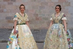 Las candidatas a Reina Fallera de Burriana 2019 lucen el traje regional