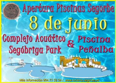 Segbriga Park y la piscina de Pealba abrirn sus puertas el  8 de junio