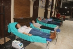 Medio centenar de personas participaron en la maratón de donación de sangre de la Falla La Vila