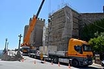 Recta final en la rehabilitació de la Torre del Racó a Morella
