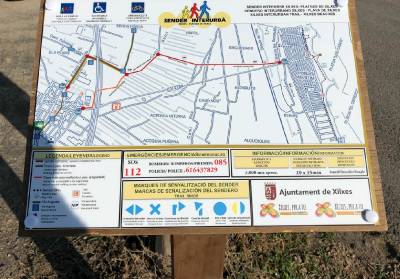 Xilxes habilita una nou sender interurb que uneix el municipi i la platja