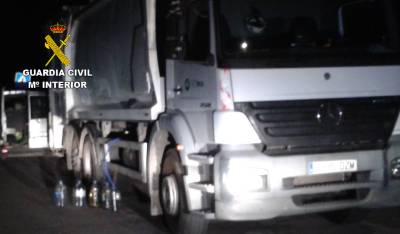 La Guardia Civil detiene a una persona por numerosos hurtos de combustible a camiones en Alcal de Xivert