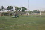 El Patronato de Deportes invierte 15.000 euros en el mantenimiento de los campos de fútbol durante el verano 