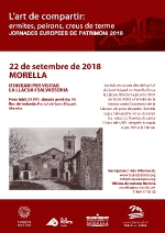 Morella participa en les Jornades Europees de Patrimoni del Territori Sénia  2018