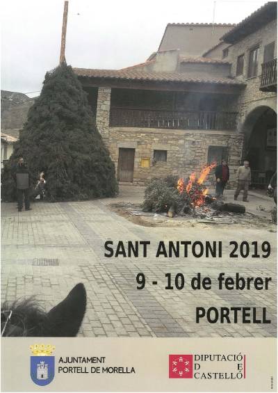 Portell celebra Sant Antoni el 9 i 10 de febrer