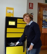 Morella estrena el servei Citypaq de Correus a la Biblioteca