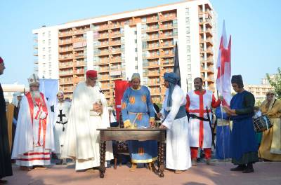 Oropesa del Mar conmemora el 9 d'Octubre con una recreacin histrica en el monumento a Jaume I