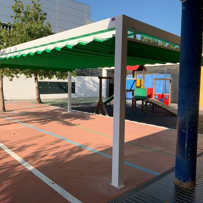 Xilxes mejora el patio de infantil del CEIP Llus Vives con mayor espacio de sombra 