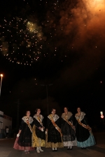 Les Alqueries despedeix les festes patronals amb processó i castell de focs artificials