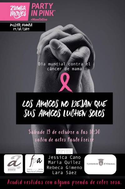 Zumba en Almenara para visibilizar la lucha contra el cncer de mama
