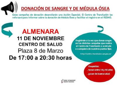 Donaci de sang i de medulla ssia a Almenara