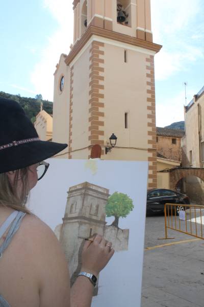 Ms de 20 pintores ilustran el encanto de Alfondeguilla