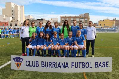 La Federacin Valenciana convoca a cinco jugadoras del Burriana Ftbol Base