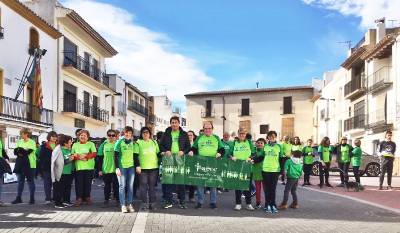 Más de 230 personas participan en Les Useres en la segunda marcha a favor de la lucha contra el cáncer