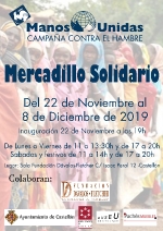 Manos Unidas de Castellón celebrará el tradicional mercadillo solidario