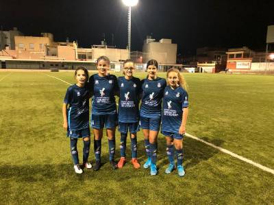 Cinco Jugadoras del Burriana Ftbol Base Femenino acuden a la concentracin de la Seleccin Autonmica