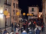 Morella encén les llums de Nadal en una gran festa de suport a albergar les campanades de Ferrero Rocher i Telecinco 