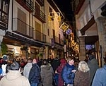 Morella encén les llums de Nadal en una gran festa de suport a albergar les campanades de Ferrero Rocher i Telecinco 