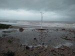 El temporal causa serios desperfectos en la playa de Nules