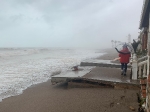 El temporal causa serios desperfectos en la playa de Nules